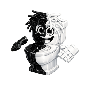 Yin Yang Spaghetti Tualetti